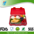 High quality bento lunch box 4 compartments Microwave safe Meal Prep Food Container